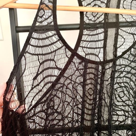Urban Outfitters Black Lace Tank - Picture 2 of 9